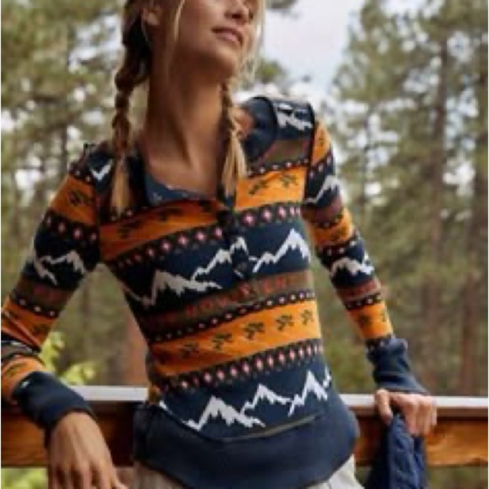 FP Movement by Free People Rally Printed Layer Top